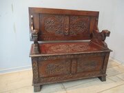 Oak Monks Bench Seat 