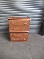 Pitch Pine  Ships Chest Drawers,  SS  Orontes