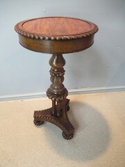 Unusual 19th Century Mahogany   Planter Or Stand