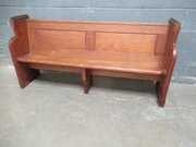 Victorian 1880s   Pitch Pine   Pew Bench Seat
