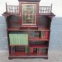 Victorian   open bookcase by Lambs Manchester