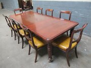 Victorian  Style  Dining Table And Eight   Chairs