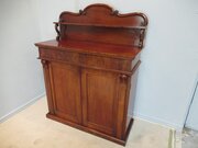 Victorian Mahogany Two Door Chiffonier