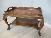 Walnut Coffee Table With Loose Tray Top