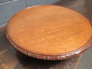 Late Victorian  Large Oak Lazy Susan