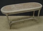 Antique French Cane Stool