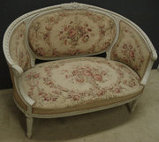 Distressed Antique French Sofa
