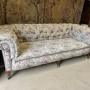 Very Large 19th Century Button Back Settee