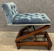19th.C. Mahogany Gout Stool
