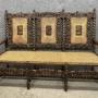 Antique Carolean Style Chair Back Settee