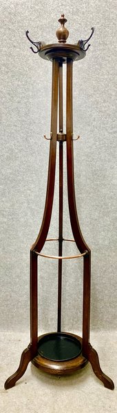 Antique Oak Revolving Hallstand