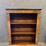 Antique Walnut Dwarfe Open Bookcase