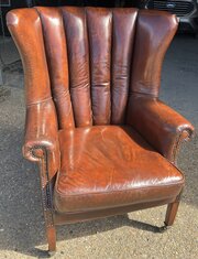 Georgian Style Leather Armchair