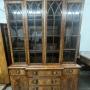 Georgian Style Mahog & Inlaid Breakfront Bookcase