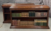 Large Pair Of Edwardian Mahogany Open Bookcases