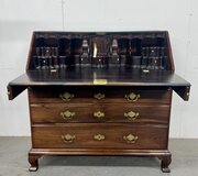 Rare 18th.Century Solid Brazilian Rosewood Bureau