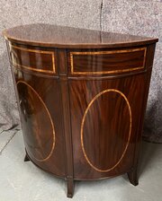 Sheraton Revival Demi Lune Cabinet