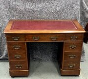 Small Victorian Mahogany Desk