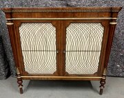 Superb Rosewood & Gilded Side Cabinet