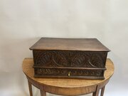 C18th Oak Bible Box