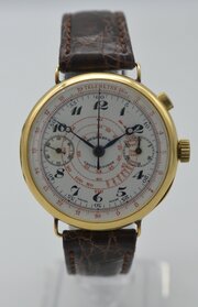 1930s Eberhard & Co, 18K Gold Chronograph
