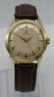 1954 Omega Honeycomb Dial Wristwatch