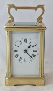 A French Brass Carriage Clock
