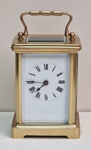 A French Brass Carriage Clock