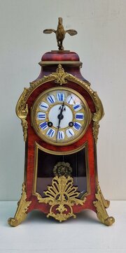 A French Tortoishell Mantel Clock