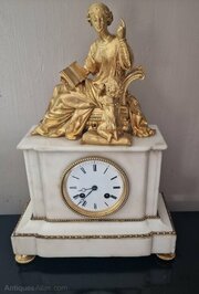 Berger, Paris Marble & Gilt Mantel Clock