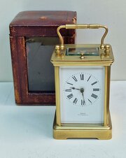 Bishop, Bournemouth Strike & Repeat Carriage Clock