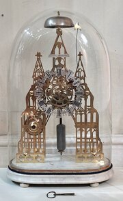 Edwin Davis Bradford Skeleton Clock