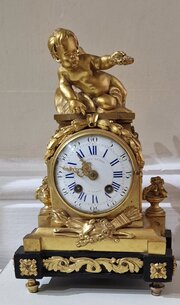 Le Roy Paris, Ormolu Mantel Clock