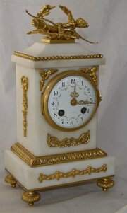 Marble And Ormolu Mantel Clock