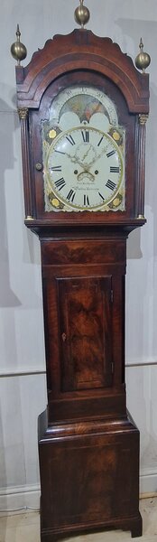 Rickards Wotton Under Edge Moon Longcase Clock