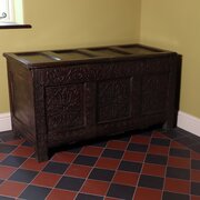 Mid-17th Century Oak Panelled Coffer 