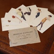A Full Set Of Risqué “Studio Models” Postcards