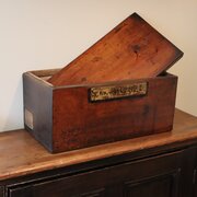 Victorian Apothecary Box With Gilt Inscription