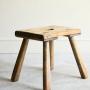 Antique Rustic Pine Milking Stool