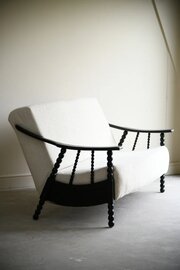 Boucle Upholstered Sofa