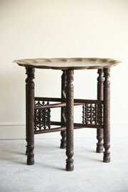 Eastern Brass Tray Top Table