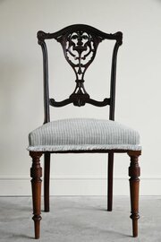 Edwardian Mahogany Occasional Chair