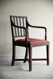 Georgian Mahogany Carver Chair