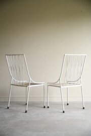 Pair Paul McCobb Style Garden Chairs