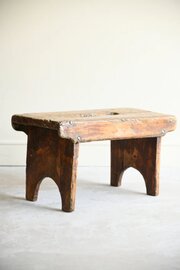 Scottish Vernacular Pine Creepie Stool