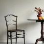 Victorian Ebonised Cane Occasional Chair