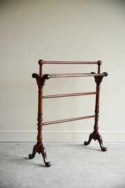 Victorian Mahogany Towel Rail