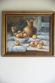 W. Adam Fruit & Vessels Still Life