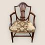 Georgian Hepplewhite Period Mahogany Carver Chair
