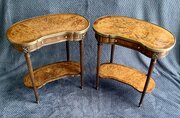 Pair Of Amboyna Bedside Tables